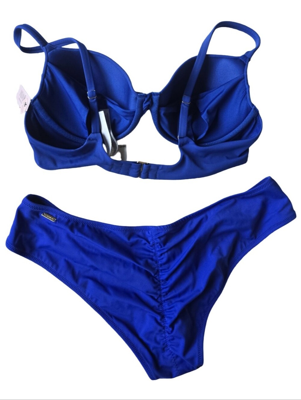 NWT Victoria's Secret Royal Blue Bikini Set Size 36B Top & Size M Bottom - Picture 2 of 7
